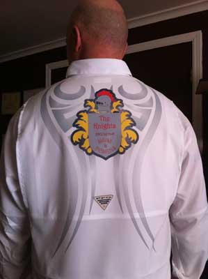 Knights Shirt made with sublimation printing
